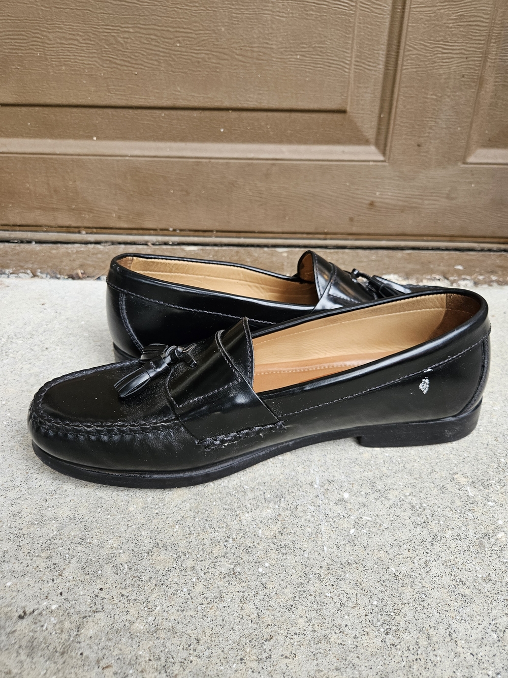 Johnston & Murphy NIB Hayes Tassel Loafers Black Leather Men's 10.5 M 15-1095 - Picture 5 of 9
